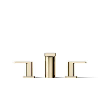 Parallel Two-Handle Deck-Mount Bath Faucet