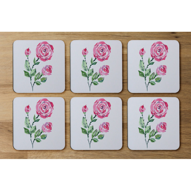 Square 6 Piece Coaster Set