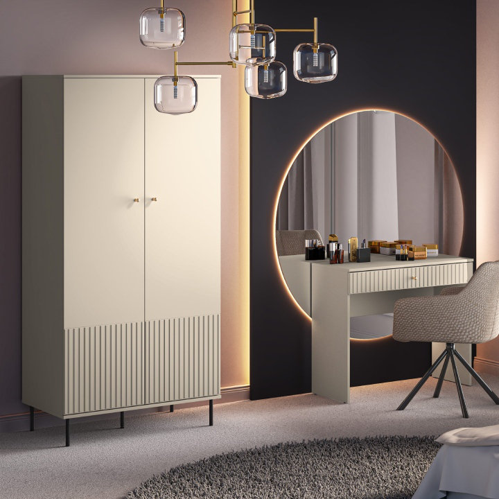 DROMA Manufactured Wood Wardrobe