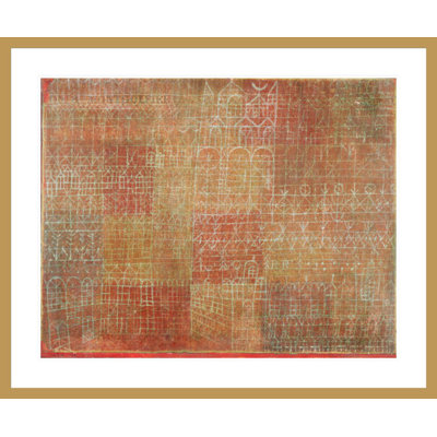 Cathédrale par Paul Klee - impression giclée encadrée