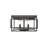 Gubaaz Modern 4 Light Square Flush Mount-1993512680