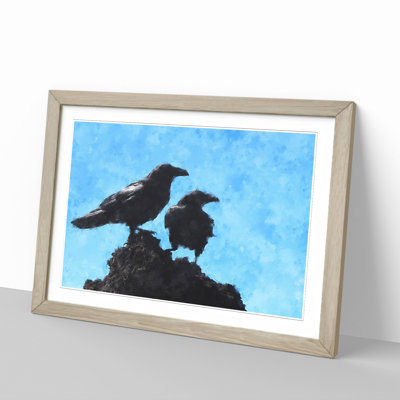 Two Crows - Picture Frame Painting