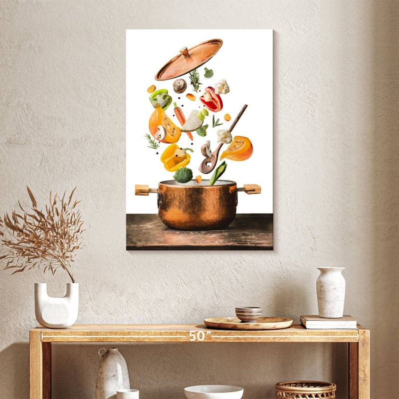Cuisine végétalienne, H 36 po x l 24 po