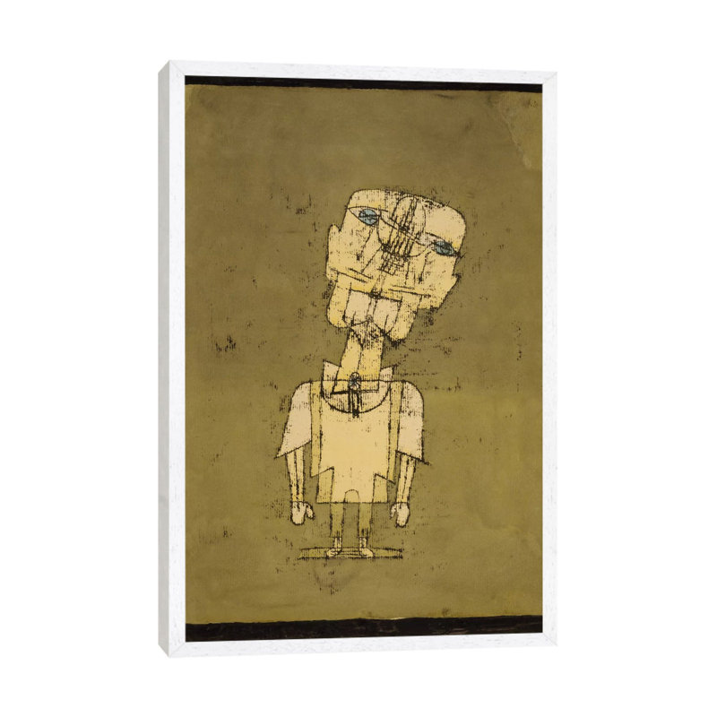 Ghost Of A Genius, 1922 by Paul Klee - Print on Canvas, 152.5 cm H x 101.5 cm W, White Framed