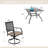 Alyah 4 - Person Patio Dining Set with Square Table , Cushions Included