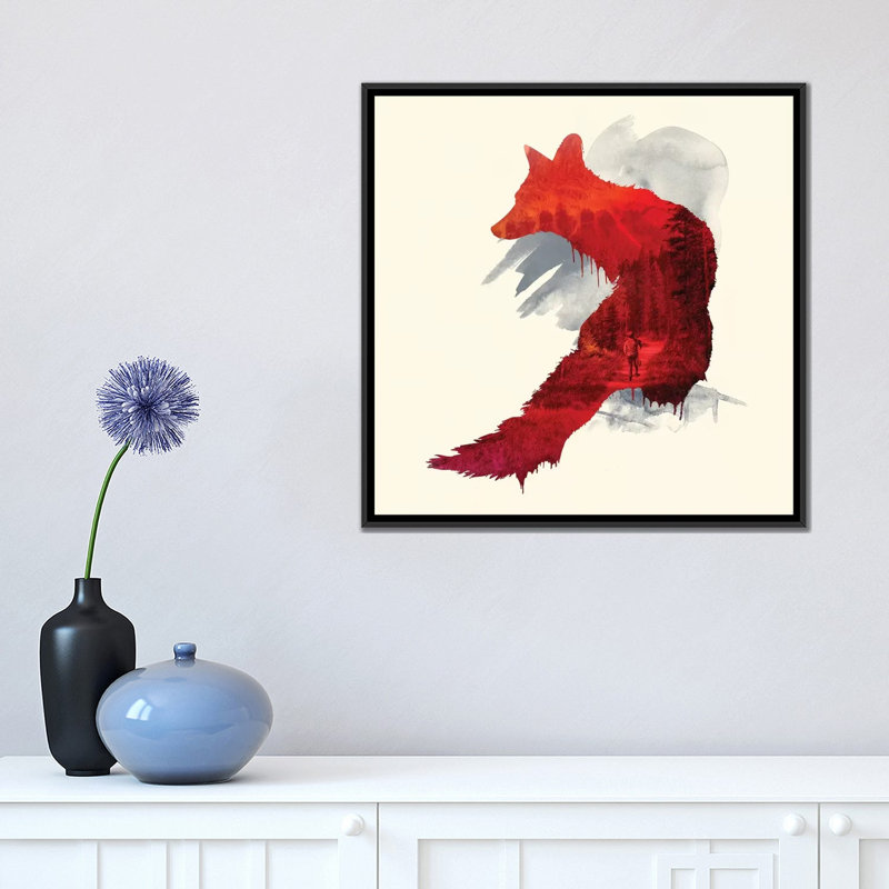 « mauvaises souvenirs », reproduction sur toile, H 18 po x l 18 po x P 1,5 po, Toile avec cadre noir