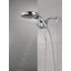 Pomme de douche double à 5 jets et douche à main avec Lumicoat Hydrocain 2,5 GPM Hydrorain-1739803640