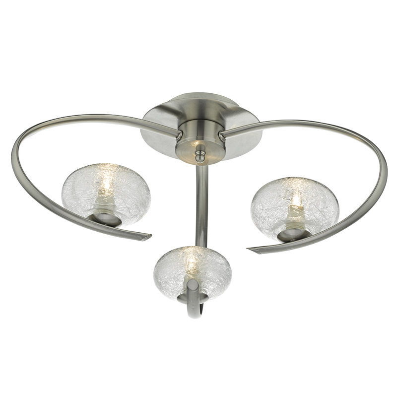 Mcginnis Glass Semi Flush Mount