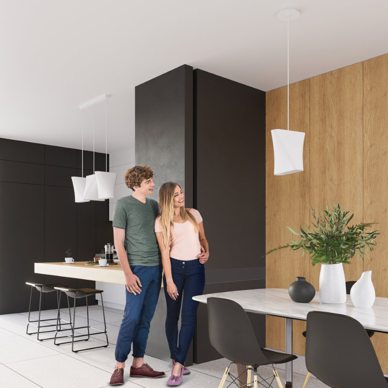 Blum 3 - Light Kitchen Island Pendant, Black