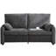 Canapé rembourré 2 places avec coussins en duvet Jax Chenille-457483401