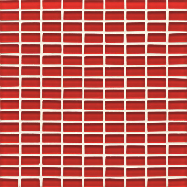 Hamptons 0.63" x 1.19" Glass Mosaic Wall & Floor Tile
