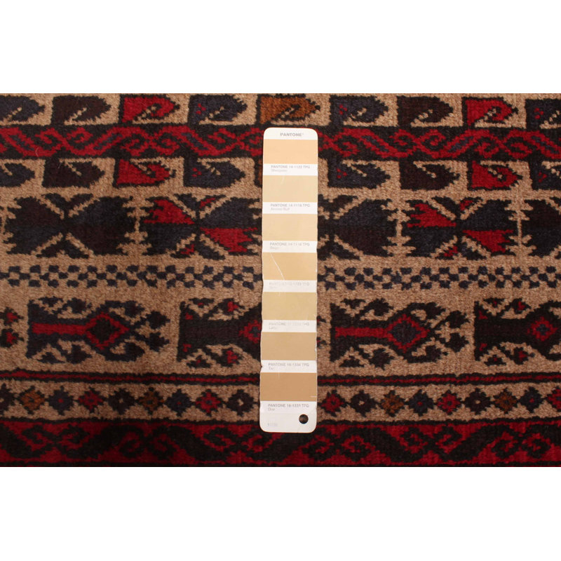 Tapis beige Teimani 2 pi 11 po x 4 pi 11 po