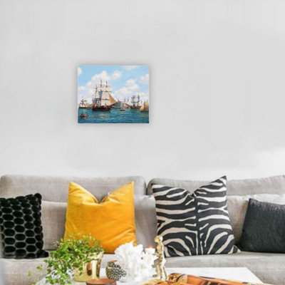 Art mural en toile sans cadre 12 "x 16"