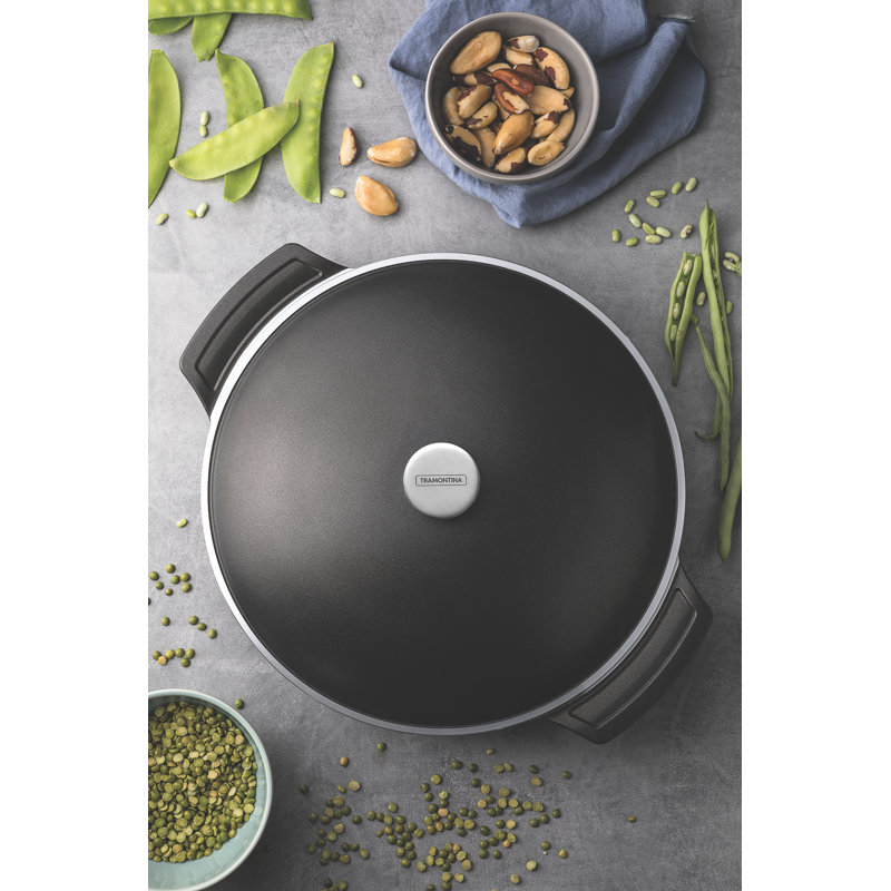 Tramontina Non-Stick Aluminum Round Dutch Oven, 4.6 L