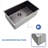 Sound-dampening Stainless Steel Modern Kitchen Undermount Sink For Home Chefs