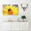 Bee Collecting Pollen In Abstract - Wrapped Canvas Painting-55313889