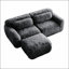 Upholstered 80.4 " L-Shaped Sectional with Ottoman