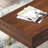 Retro design solid wood coffee table