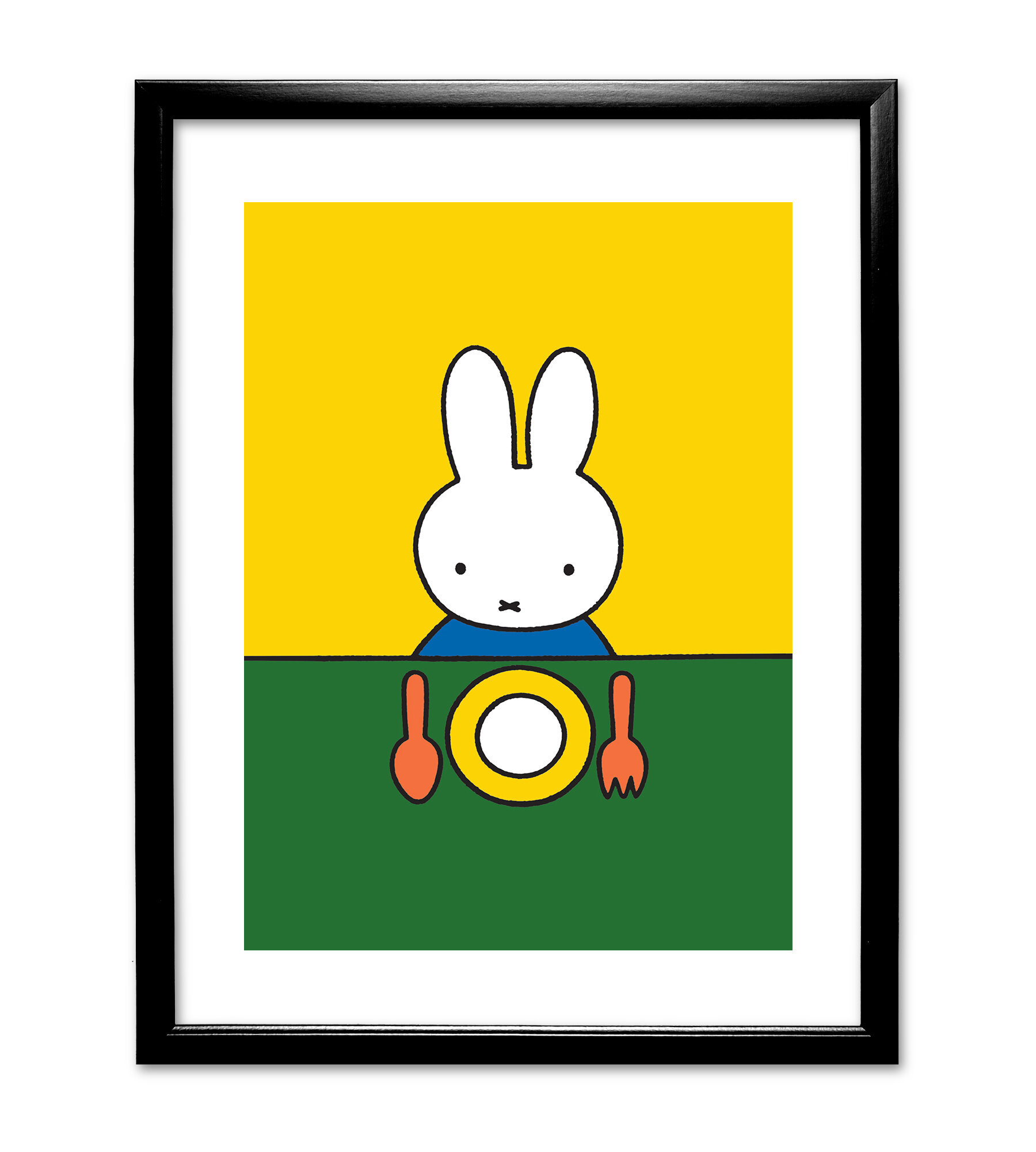 Miffy and Ducks Art Print by Dick Bruna