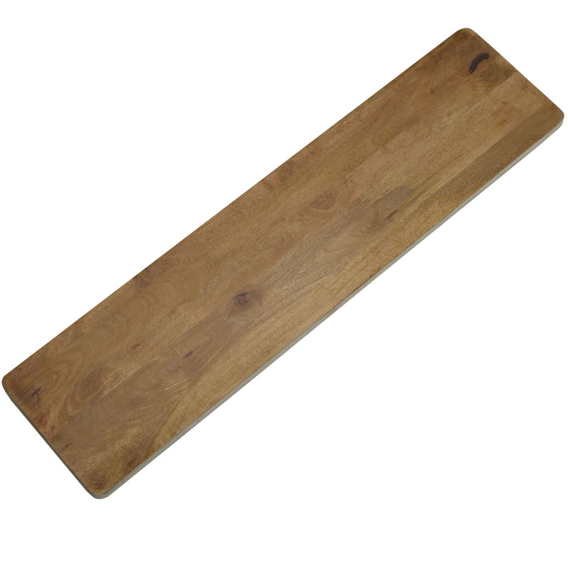 Planche de service en bois de manguier Fitz and Floyd Austin Craft, 39 po, Marron