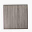 Table basse moderne et industrielle, gris et bronze