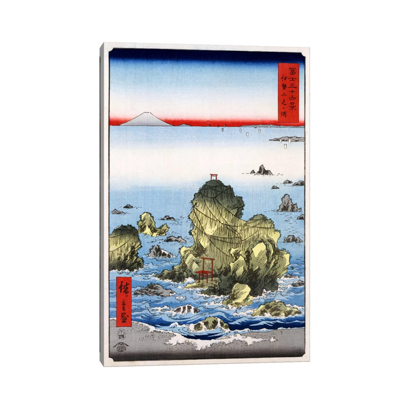 Ise Futami-Ga-Ura (Futami-ga-ura In Ise Province) by Utagawa Hiroshige - Wrapped Canvas Painting