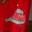 Christmas Robins Cosy 130x170cm Blanket Throw Red