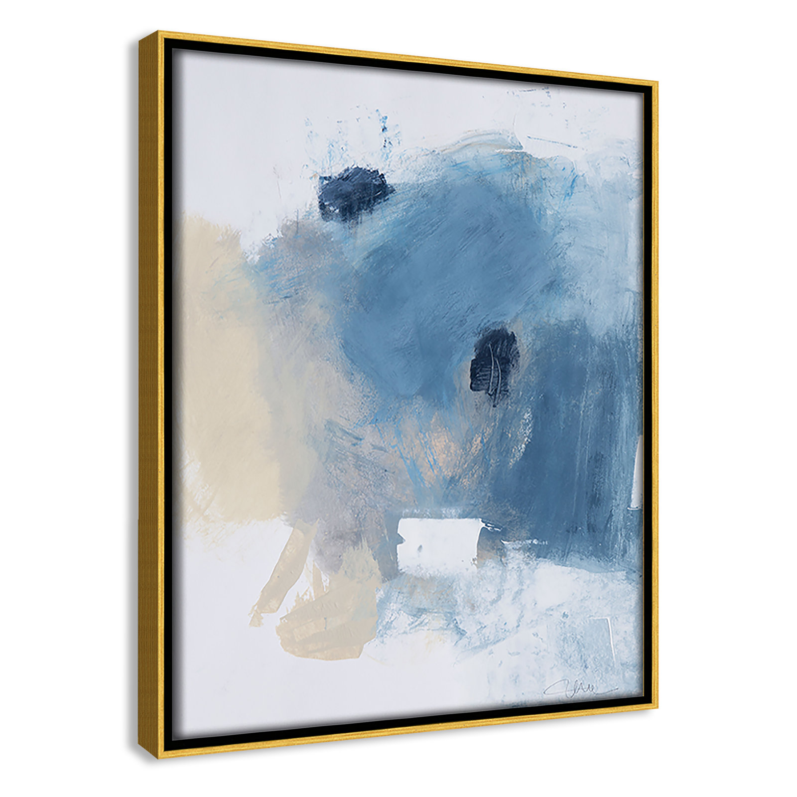 Coastal Carnival I Print by Casa Fine Arts, No Mat, 11.5" H x 9.5" W x 2" D, Gold Floater Framed Canvas