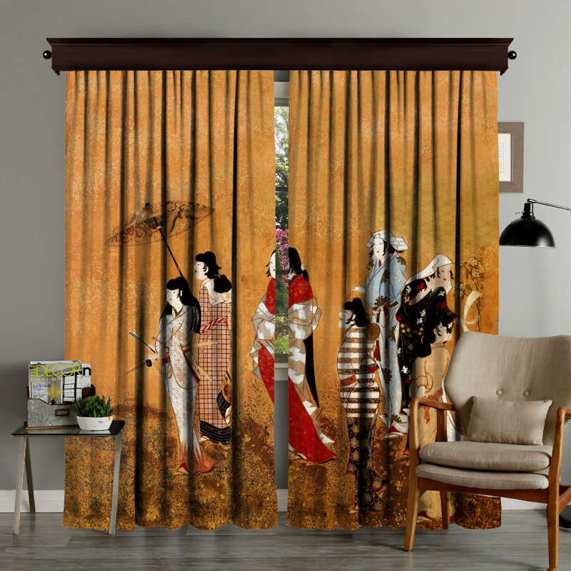 Ensemble de rideaux 2 pièces Unver