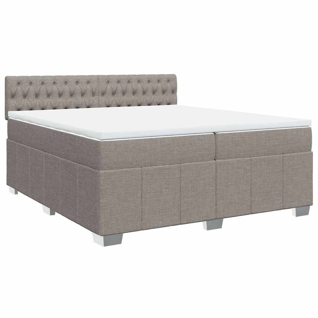 Vidaxl Boxspringbett mit Matratze Schwarz 200x200 cm Samt