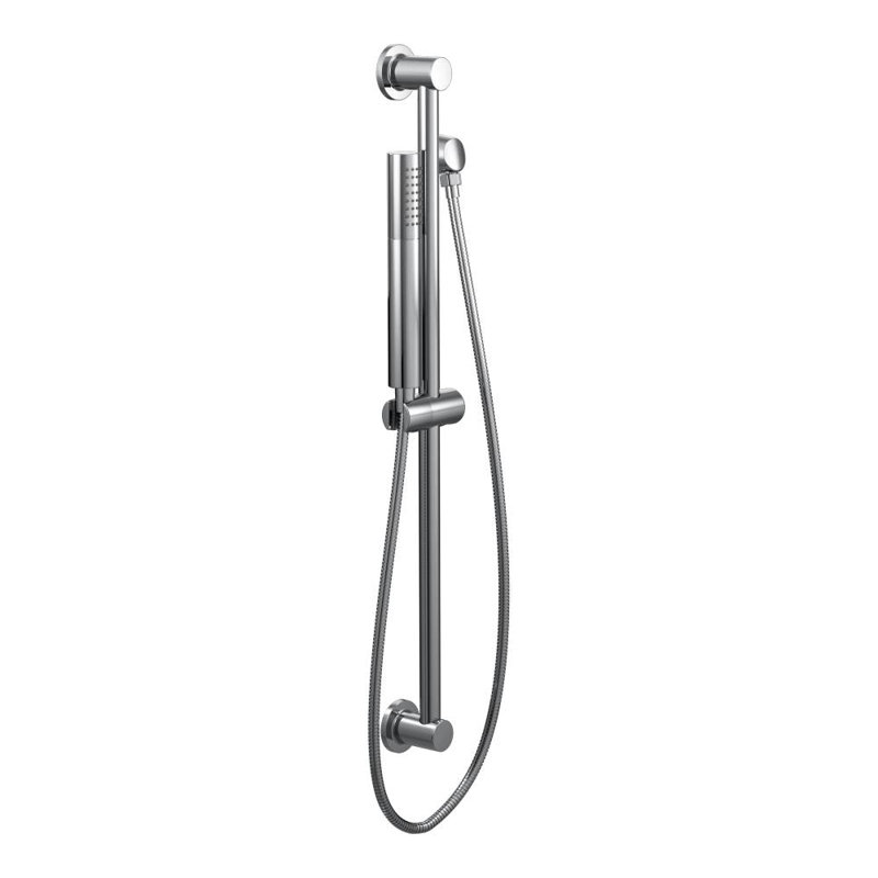 Douche à main Moen Eco-Performance avec barre coulissante de 30 pouces et tuyau en métal de 69 pouces, Chrome