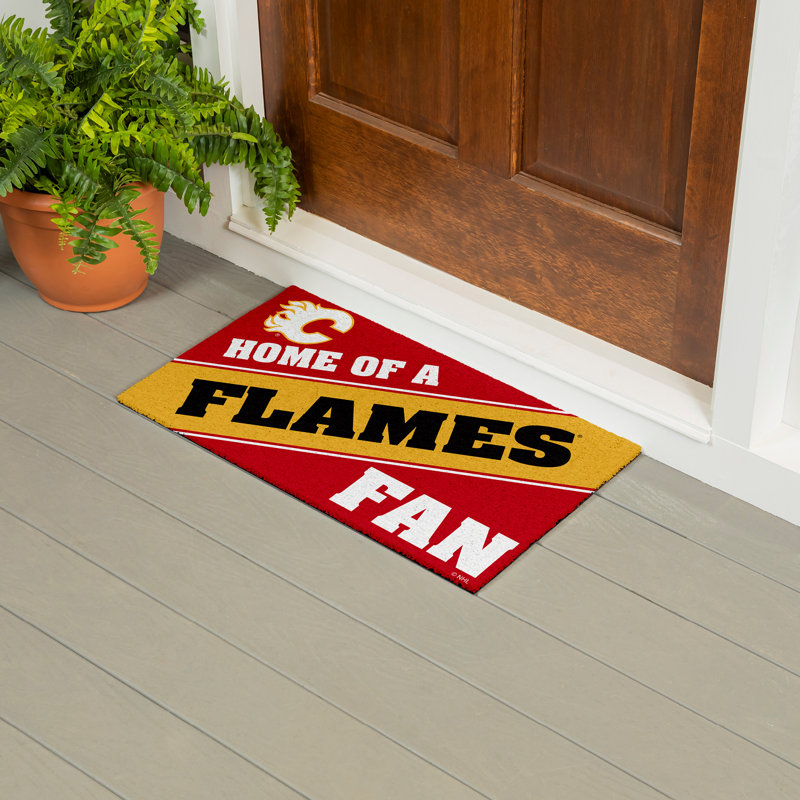 Calgary Flames, PVC mat COULEUR, maison d'un ventilateur