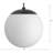 Small Hanging Pendant Light with Opal Glass Globe-216151458