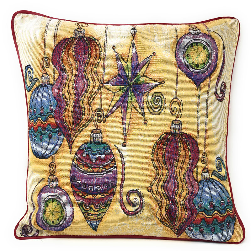 Cotton Blend Reversible Pillow Cover