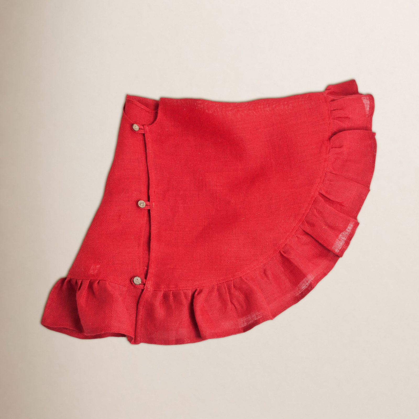 Sloane Tree Skirt, Red, 53" W