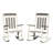 Outdoor Rocking Chairs Set of 2, Durable HDPE Patio Oversized Rockers for Adults, Porch Rocking Chair with 380lbs Support, Weather-Resistant-665147334