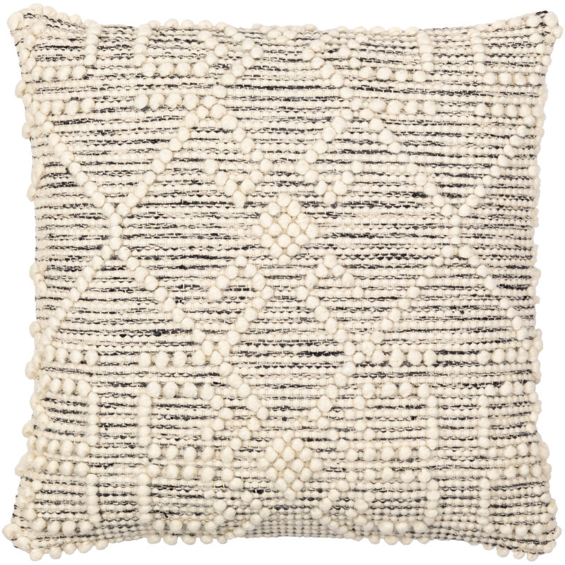 Hygge Geometric Cotton Blend Reversible Throw Pillow, Pillow Cover Only - No Insert