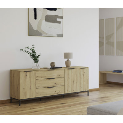 Flipp 3 Drawer 200Cm W Combo Dresser