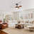 42" Modern Downrod Black Ceiling Fan With Light And Remote, Reversible, Insert Quick Install Blades For Bedroom, Living Room, Kitchen-640729577