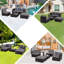 Ensemble de conversation modulaire en rotin avec coussins 5 pièces Brookwood-1249307758