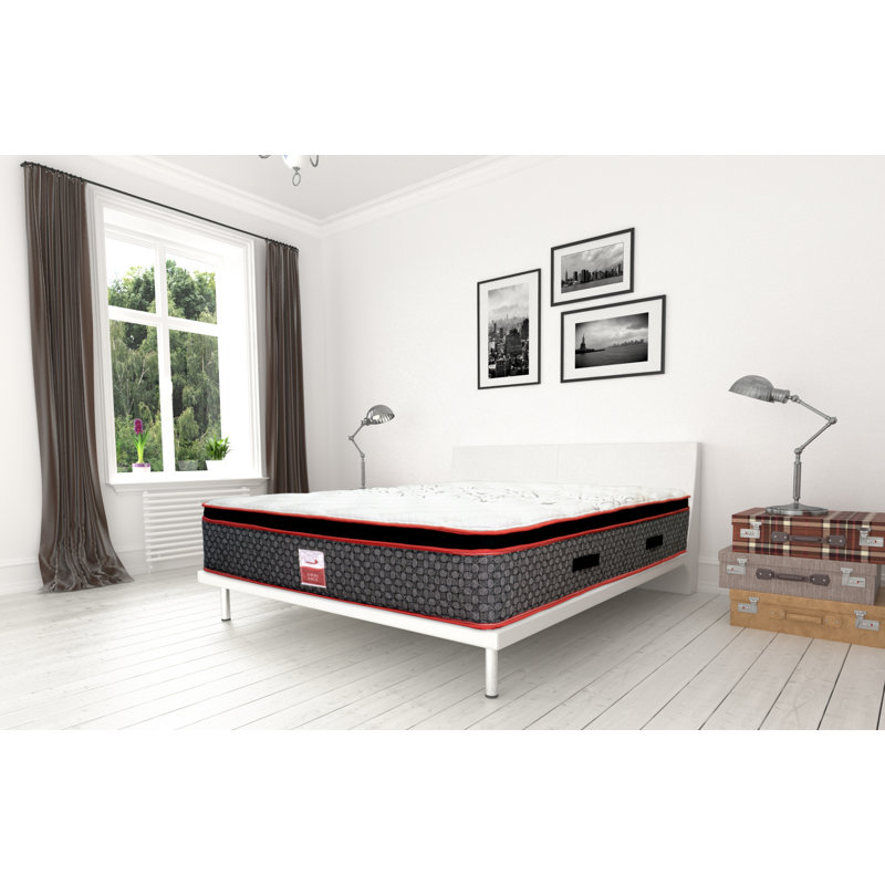 Matelas hybride moyen 12 po Aurora Boreal, Double TG