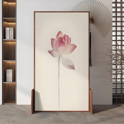 Écran en bois Lotus Art