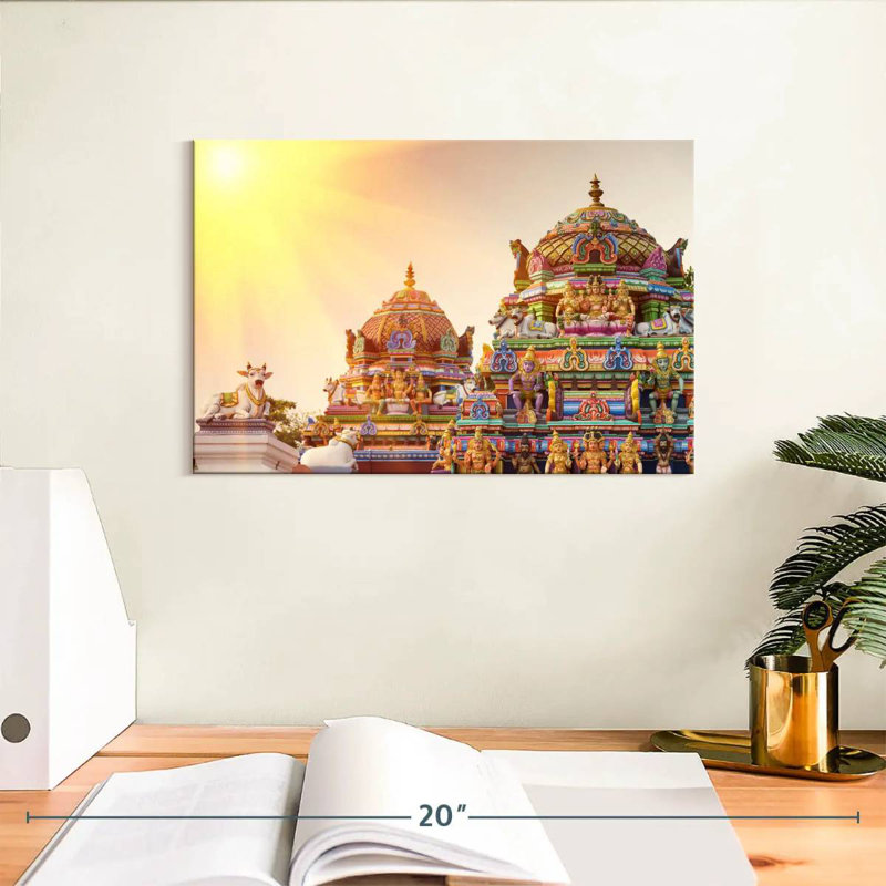 Adella Kapaleeshwarar Temple, 8" H x 12" W