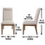 Chaise d'appoint (ensemble de 2)
