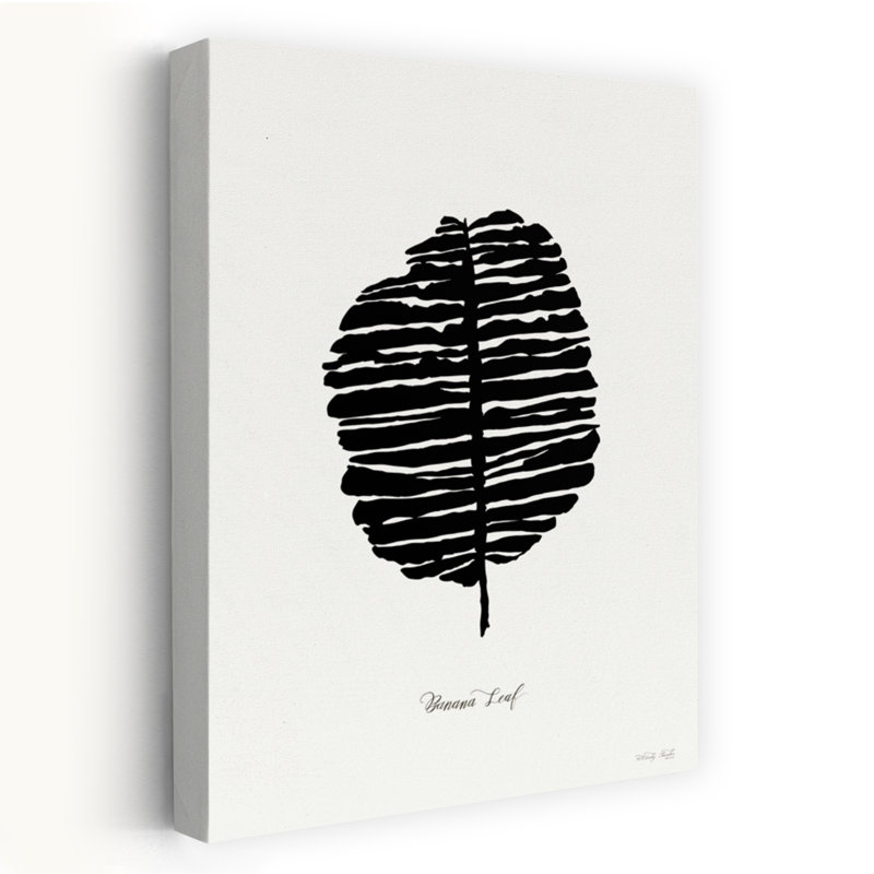 Palmier ébène I, art côtier abstrait, H 24 po x l 16 po