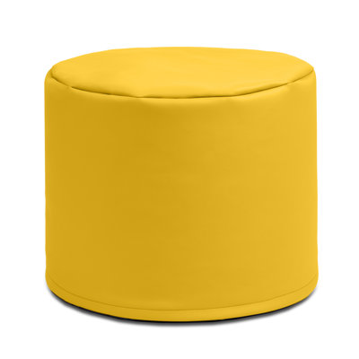 Jaxx Mallo Jr Vinyl Pouf - Collaborative Soft Seating For Young Active Learners, Sensory Rooms And Modular Classrooms, Yellow