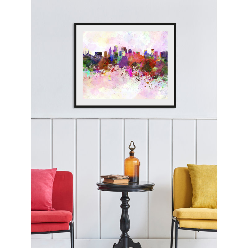 City - Single Picture Frame Print, 60 cm H x 50 cm W