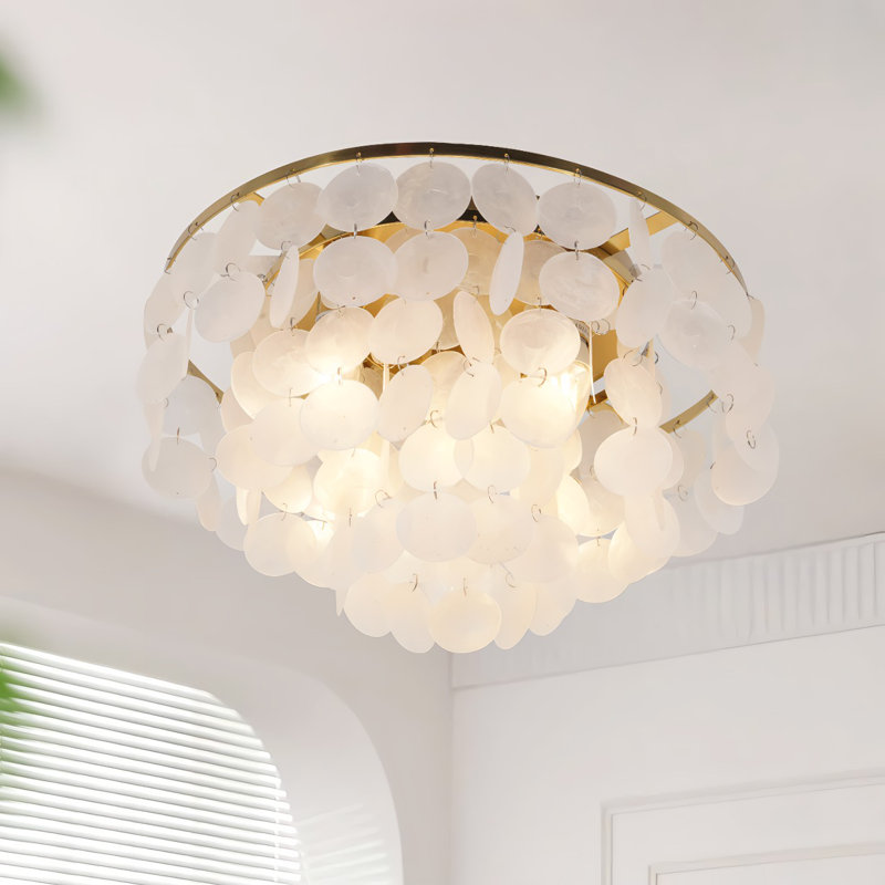 Plafonnier encastré 15,7 po Golden Shell