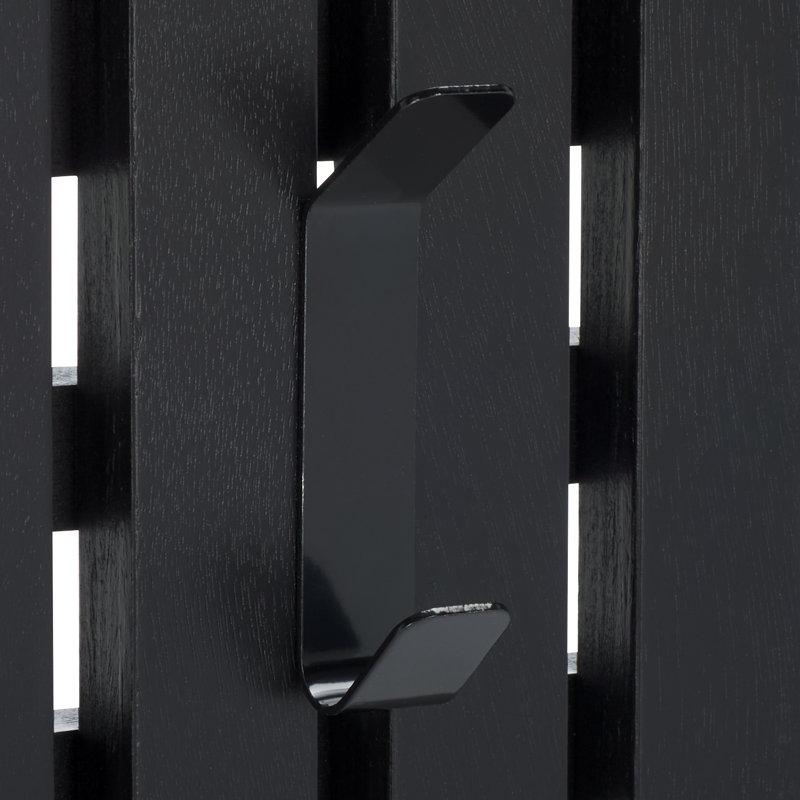 Banc de rangement Fotina, Noir, noir, noir, noir