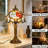 Vintage Tiffany Stained Glass Table Lamp (Bulb Include)